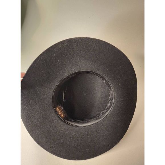 Adora black wool floppy hat - Picture 4 of 5